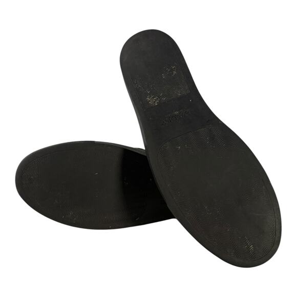 Bally Herald Men’s 200 Black Leather Slip On White Stripe Dress Sneakers 10 D - Picture 9 of 9